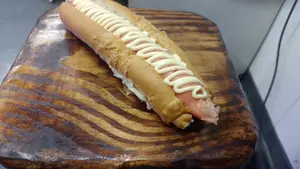 Súper pancho con piel
