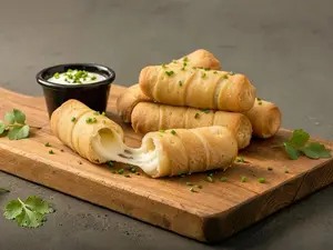 6 Tequeños De Queso + Salsa