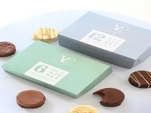 Alfajores artesanales La Vicente Lopez, caja por 12 unidades