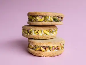 Alfajor de pistacho