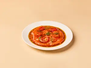 Tiradito con salsa agripicante