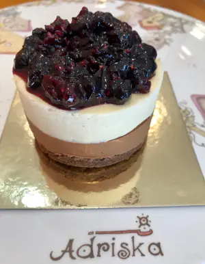 Doble mousse y frutos rojos