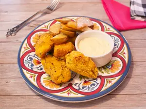 Nuggets de pollo caseros