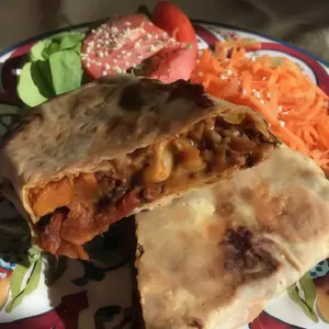 Wrap De Calabaza Con Papas
