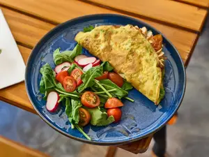 Wrap keto de huevo y zanahoria