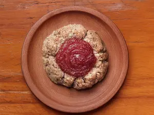 Pepa vegana con frutos rojos