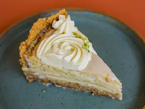 Porción Key lime pie