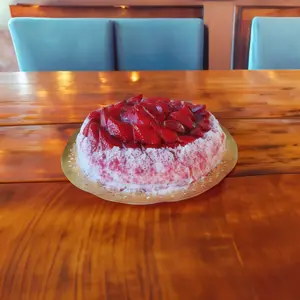 Tarta Con Frutillas