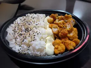 Sushi salad eby fried