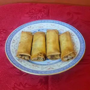 (2) arrolladitos de verduras