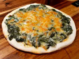 Gr muzarella con espinaca