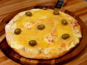 Gr provolone con jamón