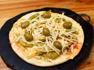 Pz esparragos y provolone
