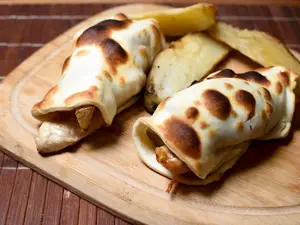 Wrap de carne o pollo