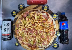 De salchichas y papas fritas