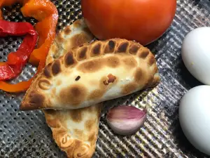 Empanada de roquefort y jamón