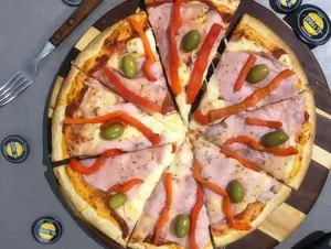 Pizza Con Jamón (Sin Morron)