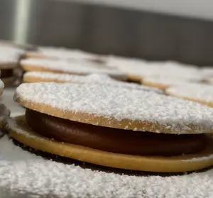 6 alfajores sablee vainilla