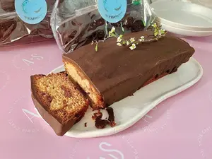 Budin marmolado glaséchocolate