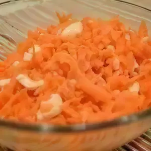Ensalada de zanahoria y huevo