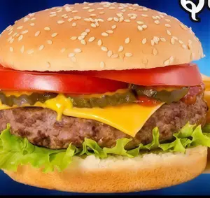 Hamburguesa grande con queso