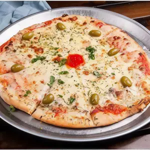 Pizza con muzzarella
