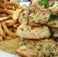 Pollo al oreganato con papas