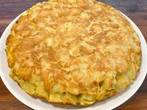 Tortilla de papa porción