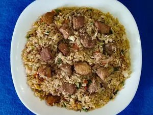 Arroz chaufa de cerdo
