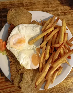 Milanesa a caballo