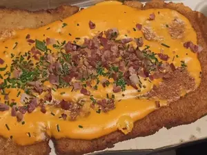 Milanesa cheddar