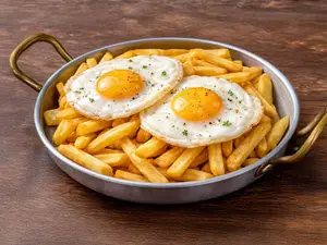 Papas Fritas A Caballo
