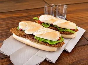 Sandwich de milanesa de carne