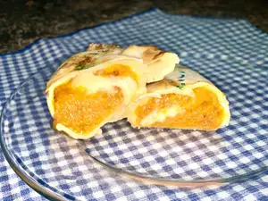 Empanada de calabaza y queso