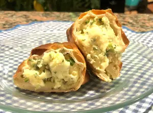Empanada de queso roquefort