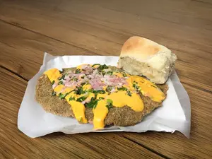 Milanesa con chedar