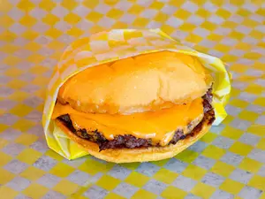 Chesse burger simple sin papas
