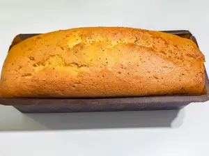 Budín de naranja y amapola