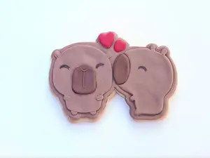 Cookie Capibara Beso