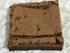 Cuadrado de brownie con ddl