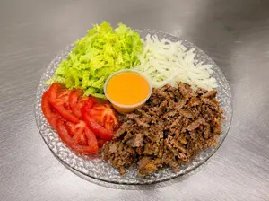 Shawarma de carne (al plato)