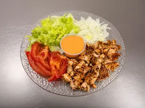 Shawarma de pollo (al plato)
