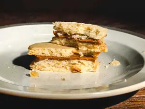 Alfajor de nuez sin tacc