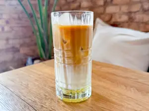 Iced latte avellana
