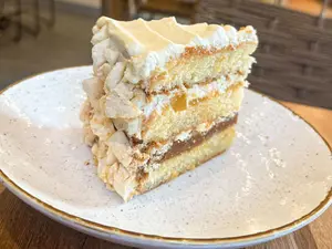 Porción De Torta De La Abuela