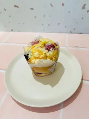 Cupcake de frutos rojos
