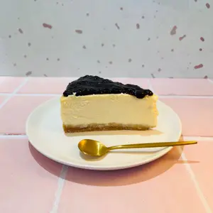 Porción cheesecake