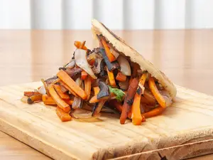 Arepa vegetariana 1
