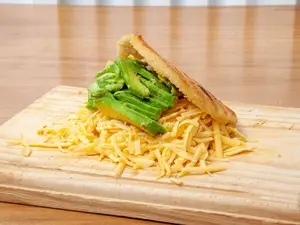 Arepa vegetariana 3