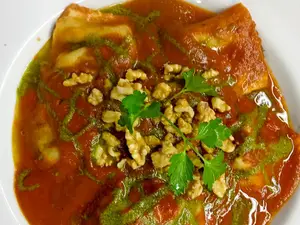 Ravioles de osobuco